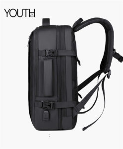 side view photo of Bussiness backpack Travel backpack Style#YT0001