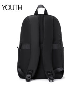 Style#yt0003 A back view photo for this samll travel backpack
