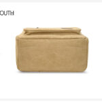 An bottom view of style# yt0014 Canvas backpack