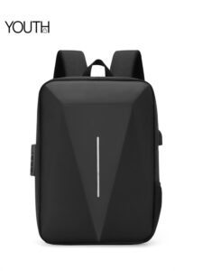 This is a main photo for style# yt0018-0, a black anti-theft travel backpack