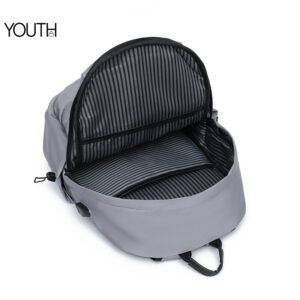 This is the open view photo for a zipper travel backpack yt0023