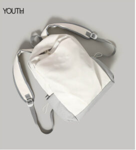 This is a top view photo for a large backpack for school girl yt0034