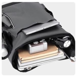 This is the open view photo for a waterproof laptop backpack style# yt0038