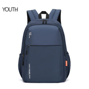 This is a positive photo for a blue unisex laptop backpack style#yt0040