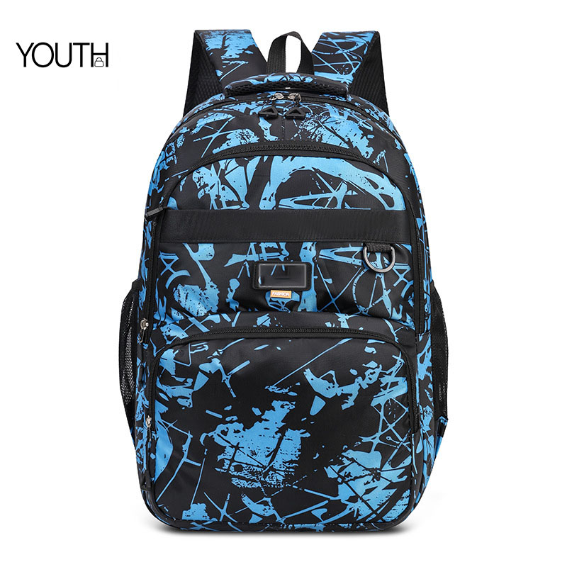 This is a main photo for a zipper laptop backpack style#yt0041