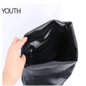 This is a open view photo for a navy waterproof backpack style#yt0047