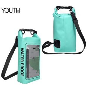 This is a main photo for a cyan small waterproof bag style#yt0049