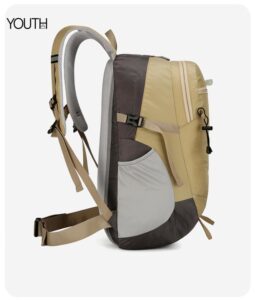 This is a side view photo for a hiking backpack men style#yt0054
