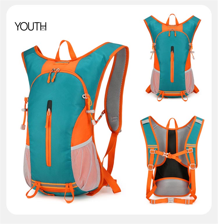 This is a main photo for an orange small hiking bakcpack style#yt0056
