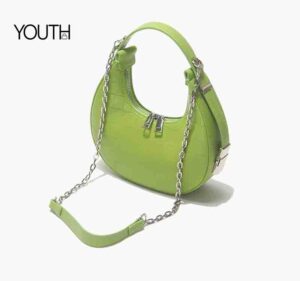 This is a top view photo for a green crossbody bags for ladies style#yt0075