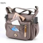 This is open view photo for nylon crossbody bag style#yt0077