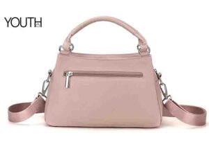 This is back view photo for a pink lady fashion crossbody bag style#yt0078