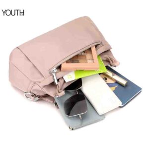 This is open view photo for a pink lady fashion crossbody bag style#yt0078