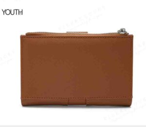 This is a back view photo for a brown purse style#yt0081