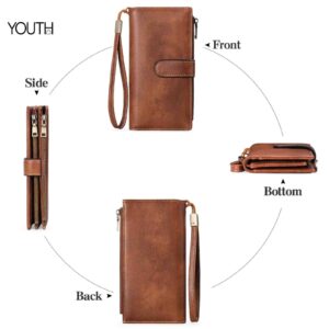 This is a complete photo for a brown zipper purse style# yt0083