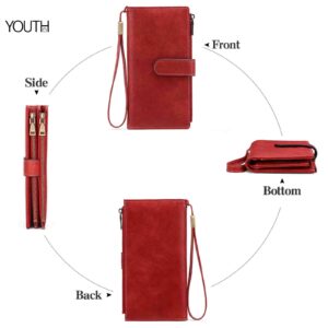 This is a complete photo for a red purse style# yt0083