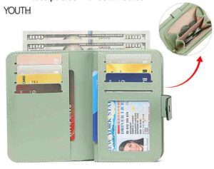 This is a open view photo for a women's wallet style#yt0084