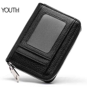This is a postive photo for a black RFID wallet for women style#yt0085