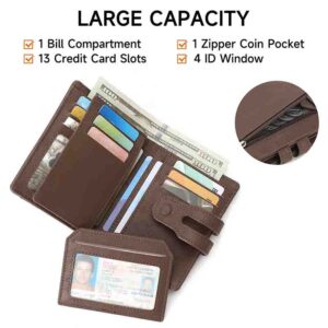 this is a open view photo for a black men's wallet style# yt0089