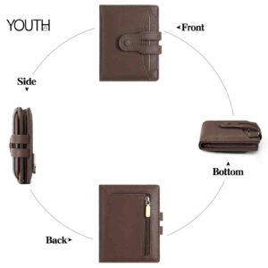 this is a complete view photo for a black men's wallet style# yt0089