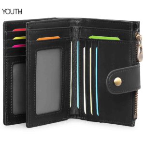 This is a open view photo for a black money wallet Style# yt0091