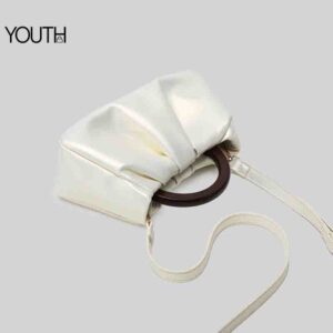 This is a top view photo for a white cute tote bag style#yt0098