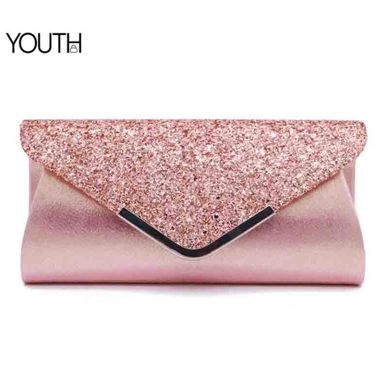 This is a main photo for a pink evening clutch bag style#yt0106