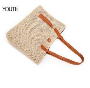 This is a top view photo for a beach bag tote style#yt0109