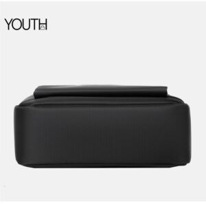 This is a bottom view photo for a black crossbody bag style# yt0120