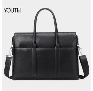 This is a back view photo for a men's portfolio bag style# yt0125
