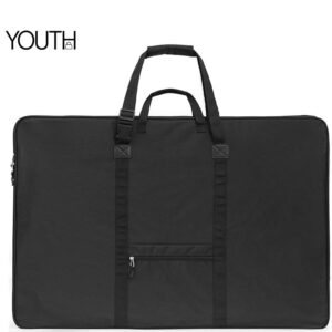 This is a back view photo for a portfolio bag for art style#yt0130