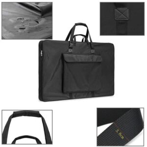 This is a detail view photo for a portfolio bag for art style#yt0130