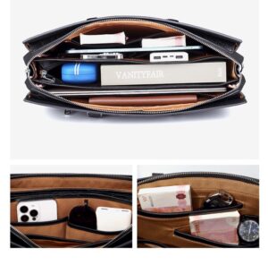 This is a open view photo for a laptop briefcase for men style#yt0132
