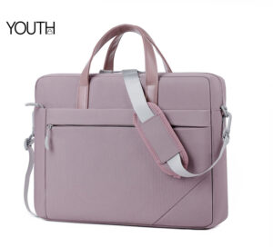This is a microside photo for a pink briefcase for women style# yt0134