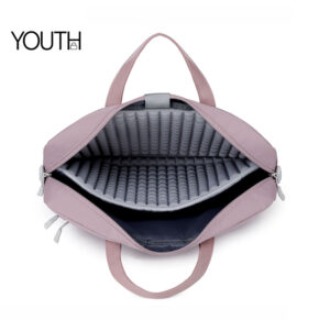 This is a open view photo for a pink briefcase for women style# yt0134
