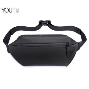 This is a main photo for a black mens bum bags style#yt0137 1