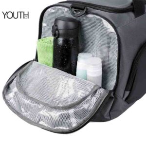 This is a shoe compartment view photo for best travel duffel bag carry on style#yt0157