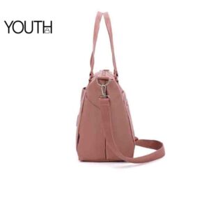 This is a side view photo for a Nylon travel duffel bags gym duffel bags style#yt0161