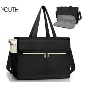 This is a positive photo for a black stylish lunch bags for ladies style#yt0166