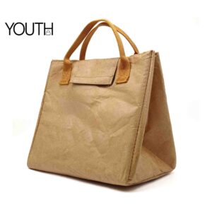 This is a microside photo for a disposable paper lunch bags style# yt0167