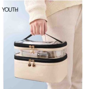 This is a positive photo for a travel bag for makeup and toiletries style# yt0187