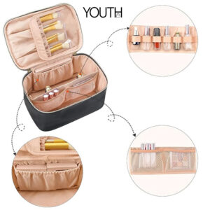 This is a detial view photo for a Organizer cosmetic bag style#yt0192