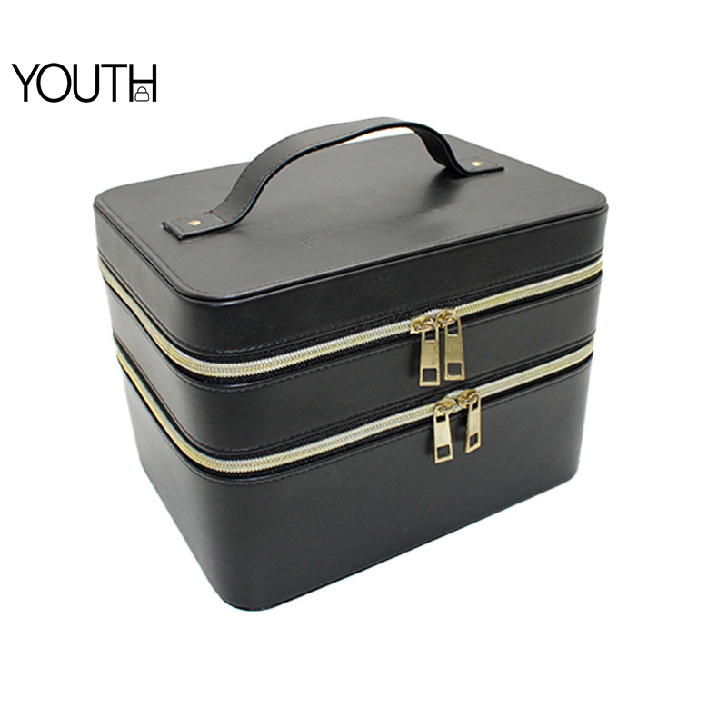 This is a main photo for a Travel Vanity case with compartment style#yt0196