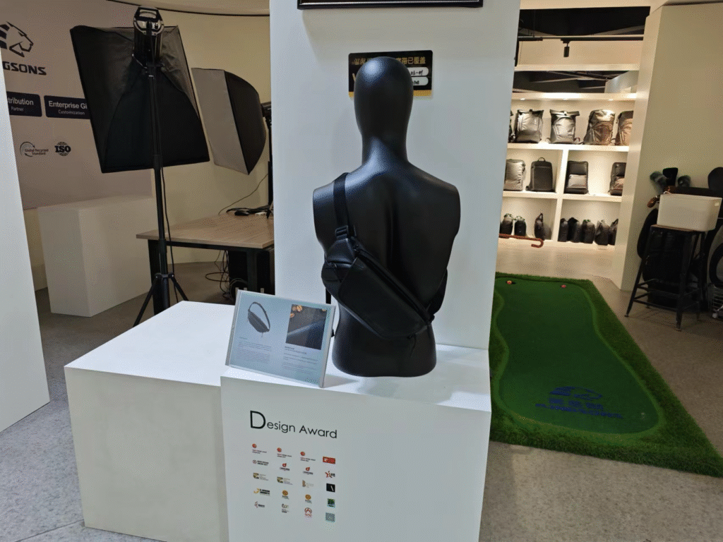 designed backpack show