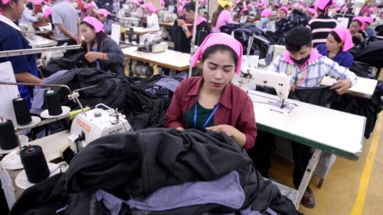 This is a photo of female worker in cambodiafactory