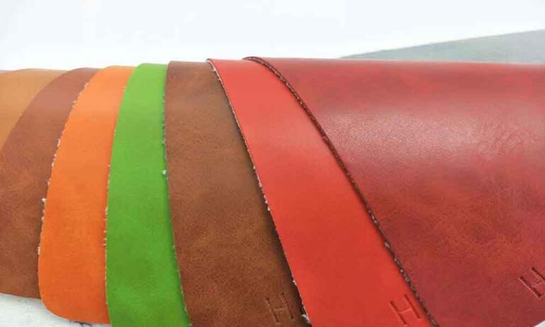 6 colors of genuine leather materials