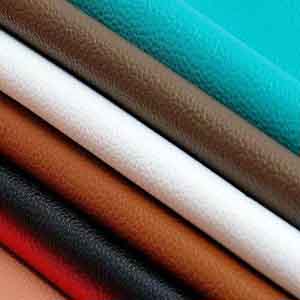 6 colors of vegan leather materials